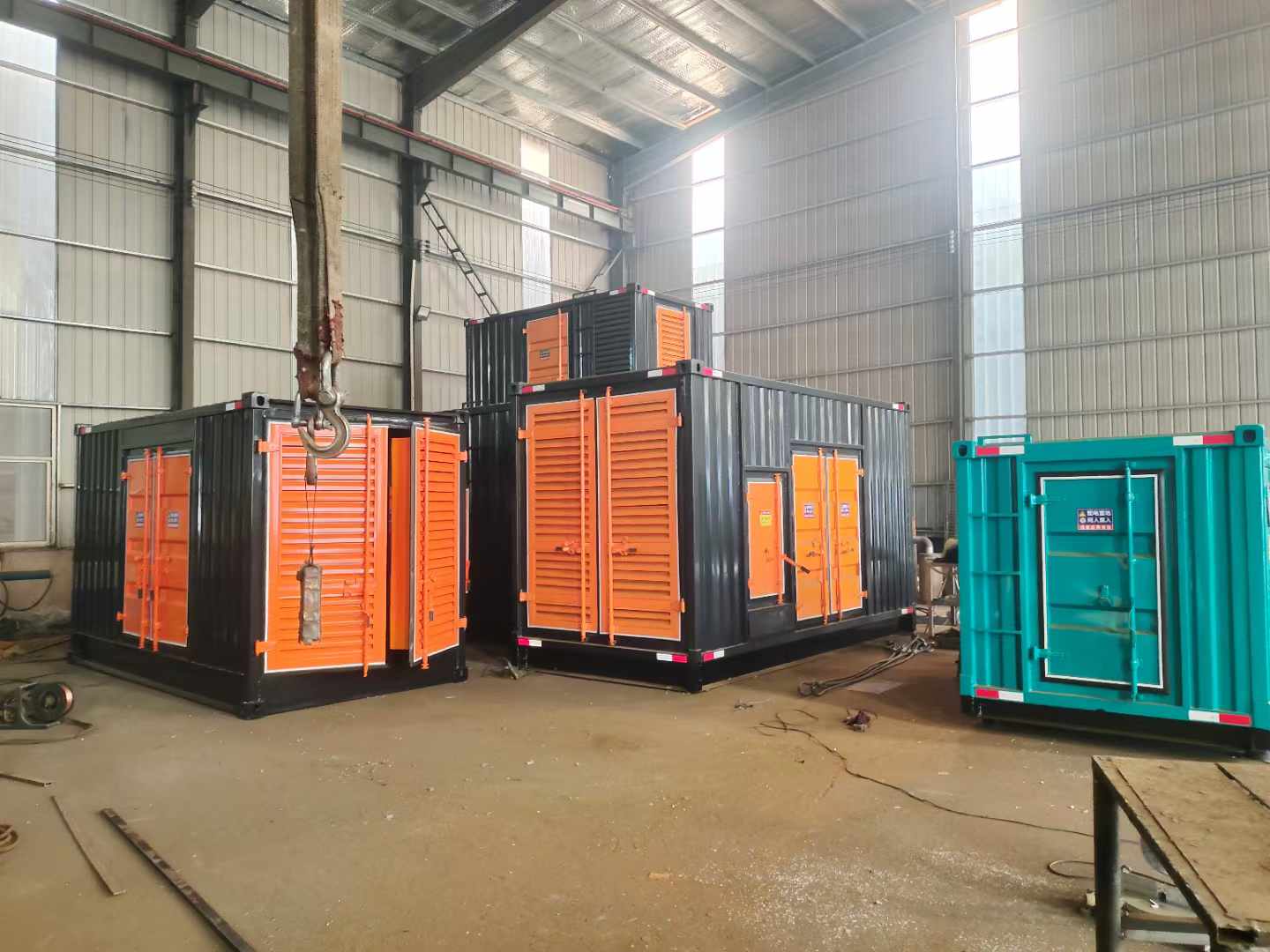 龙安500kw柴油发电机组可以带动多少功率设备？